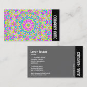 サイドバンド – カラフル万華鏡のように千変万化するパターン04 名刺 (正面/裏面)