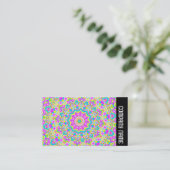 サイドバンド – カラフル万華鏡のように千変万化するパターン04 名刺 (スタンド正面)