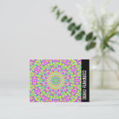 サイドバンド – カラフル万華鏡のように千変万化するパターン05 名刺 (スタンド正面)