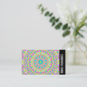 サイドバンド – カラフル万華鏡のように千変万化するパターン06 名刺 (スタンド正面)