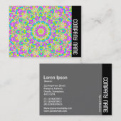 サイドバンド – カラフル万華鏡のように千変万化するパターン07 名刺 (正面/裏面)