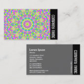 サイドバンド – カラフル万華鏡のように千変万化するパターン07 名刺 (正面/裏面)