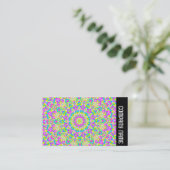 サイドバンド – カラフル万華鏡のように千変万化するパターン07 名刺 (スタンド正面)