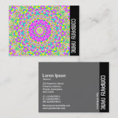 サイドバンド – カラフル万華鏡のように千変万化するパターン08 名刺 (正面/裏面)