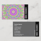 サイドバンド – カラフル万華鏡のように千変万化するパターン08 名刺 (正面/裏面)