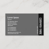 サイドバンド – カラフル万華鏡のように千変万化するパターン09 名刺 (裏面)