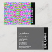 サイドバンド – カラフル万華鏡のように千変万化するパターン 名刺 (正面/裏面)