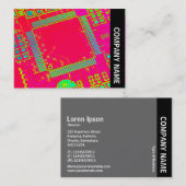 サイドバンド – カラフル抽象芸術回路 名刺 (正面/裏面)