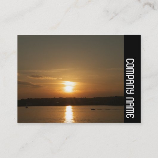 サイドバンド – カーディフベイにサンセット 名刺 (正面)