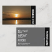 サイドバンド – カーディフベイにサンセット 名刺 (正面/裏面)