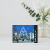 サイドバンド – カーディフ内の雪 名刺 (スタンド正面)