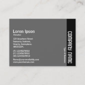 サイドバンド – コットンリール 名刺 (裏面)