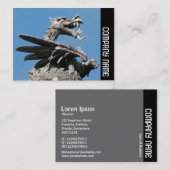 サイドバンド – ドラゴン,シティホール,カーディフ 名刺 (正面/裏面)