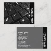 サイドバンド – ノートブックキーボード02 名刺 (正面/裏面)
