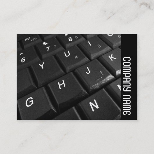サイドバンド – ノートブックキーボード02 名刺 (正面)