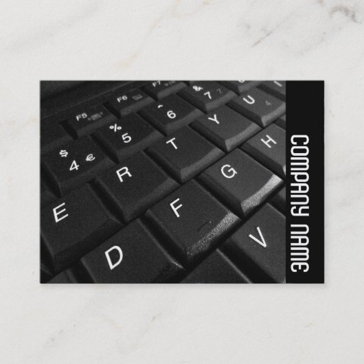 サイドバンド – ノートブックキーボード 名刺 (正面)