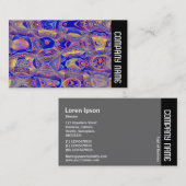 サイドバンド – フラクタル抽象芸術061012a 名刺 (正面/裏面)