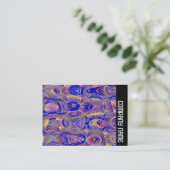 サイドバンド – フラクタル抽象芸術061012a 名刺 (スタンド正面)