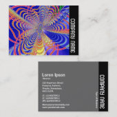 サイドバンド – フラクタル抽象芸術061012d 名刺 (正面/裏面)