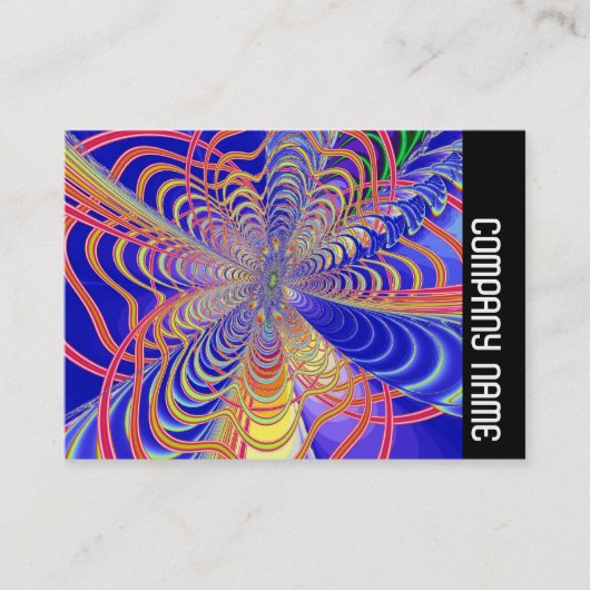 サイドバンド – フラクタル抽象芸術061012d 名刺 (正面)