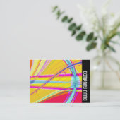 サイドバンド – フラクタル抽象芸術061012e 名刺 (スタンド正面)