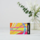 サイドバンド – フラクタル抽象芸術061012e 名刺 (スタンド正面)