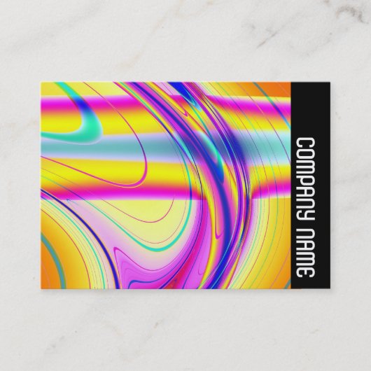 サイドバンド – フラクタル抽象芸術061012f 名刺 (正面)