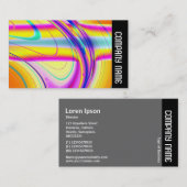 サイドバンド – フラクタル抽象芸術061012f 名刺 (正面/裏面)