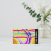 サイドバンド – フラクタル抽象芸術061012f 名刺 (スタンド正面)