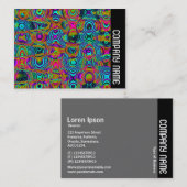 サイドバンド – フラクタル抽象芸術191111a 名刺 (正面/裏面)