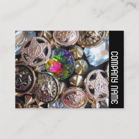 サイドバンド – フリーマーケットきらきら光る 名刺 (正面)