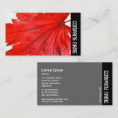 サイドバンド – メープル日本のリーフ 名刺 (正面/裏面)