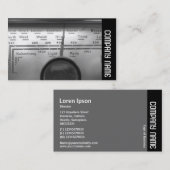 サイドバンド – 古い英国のラジオダイヤル 名刺 (正面/裏面)