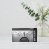 サイドバンド – 古い英国のラジオダイヤル 名刺 (スタンド正面)