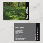 サイドバンド – 春インザウッズ 名刺 (正面/裏面)