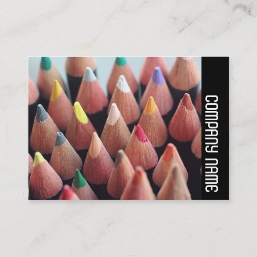 サイドバンド – 色鉛筆 名刺 (正面)