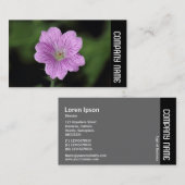 サイドバンド – Geranium Endressii 名刺 (正面/裏面)