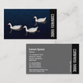 サイドバンド – Three Emden Geese 名刺 (正面/裏面)