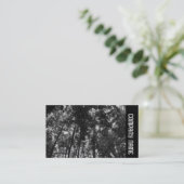 サイドバンド – Woodland Canopy 01 BW 名刺 (スタンド正面)