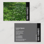 サイドバンド – Woodland Flowers 名刺 (正面/裏面)