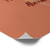 サイドパンパスグラスのサインではなくシート結婚を選択 ポスター (角)