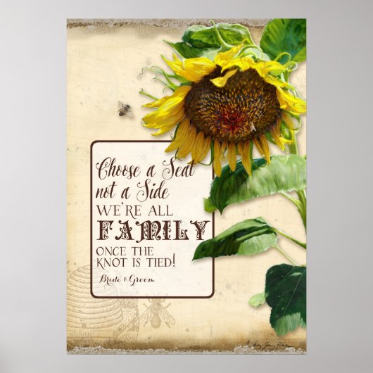 サイドファミリのサインタンではなく結婚シートを選択 ポスター (正面)