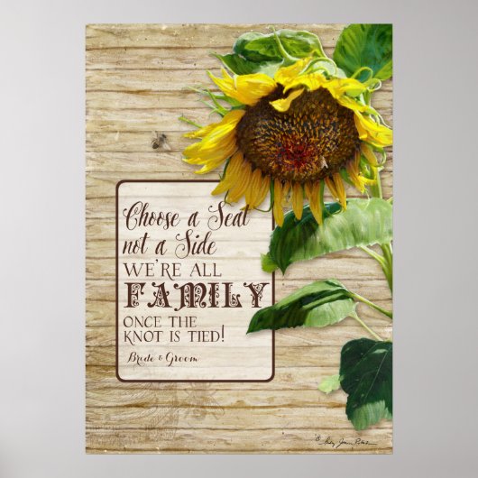 サイドファミリのサインタンではなく結婚シートを選択 ポスター (正面)