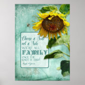 サイドファミリーのサイン結婚アクアではない座席を選択 ポスター (正面)