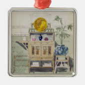 サイドボードのためのデザイン、c.1860s-70s (w/c及び鉛筆 メタルオーナメント (正面)