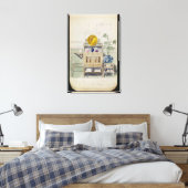 サイドボード用デザイン、c.1860s-70s (w/c & pencil) キャンバスプリント (インサイチュ (寝室))