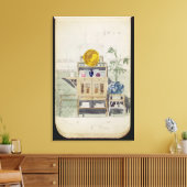 サイドボード用デザイン、c.1860s-70s (w/c & pencil) キャンバスプリント (インサイチュ (リビング))