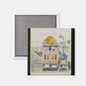 サイドボード用デザイン、c.1860s-70s (w/c & pencil) マグネット (正面/裏面)