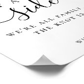 サイド以外の座席を選結婚択する ポスター (角)