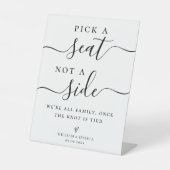 サイド以外の座席を選結婚択する 台座サイン (正面)